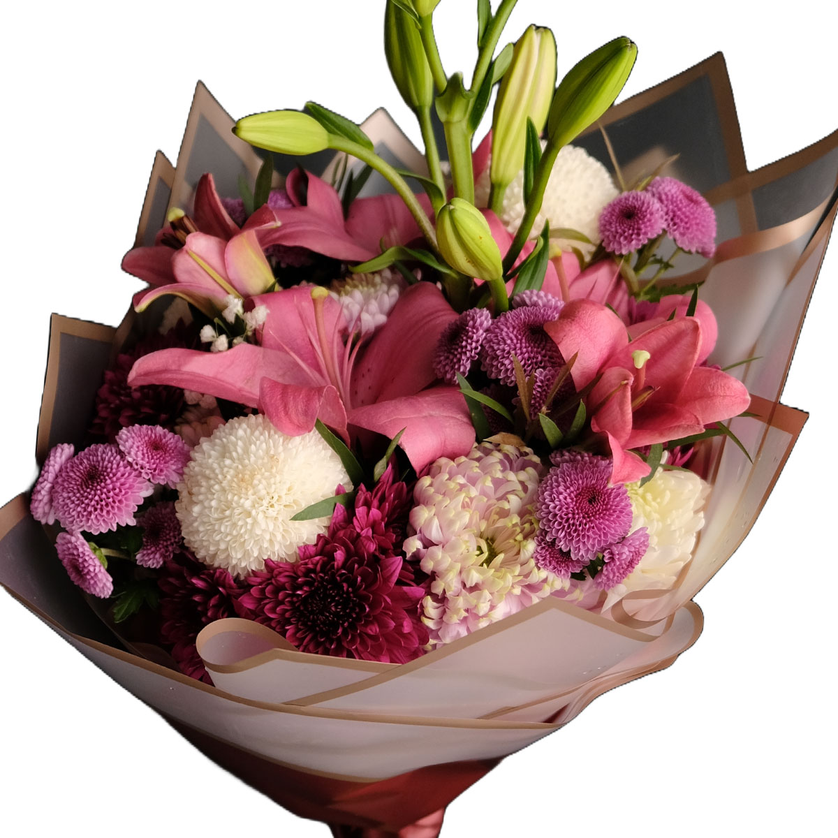 Pink and White Elegance