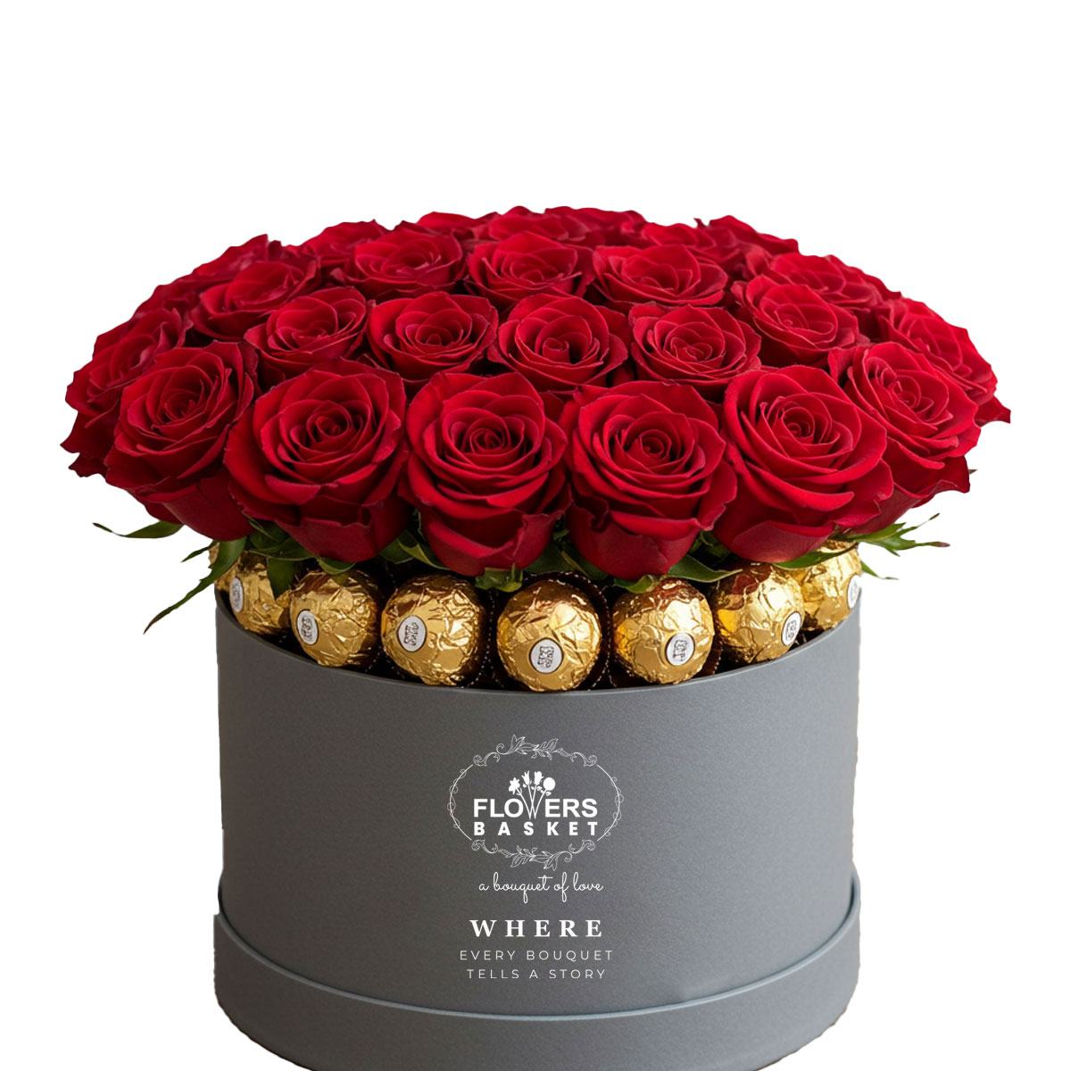 Red Rose & Chocolate Box