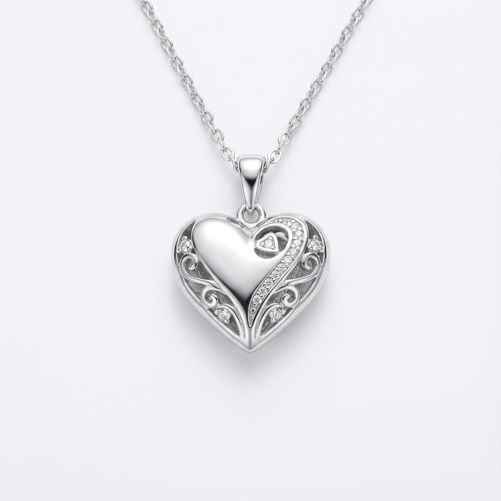 Silver Heart Necklace