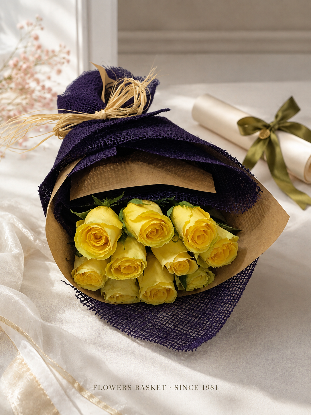 Yellow & Purple Romance 