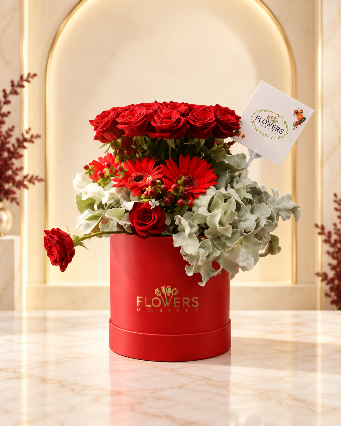 Deep Red Roses