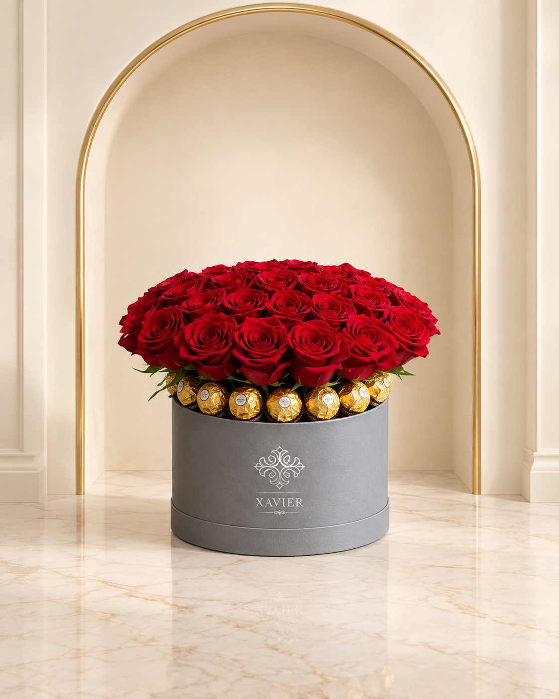 Red Rose & Chocolate Box