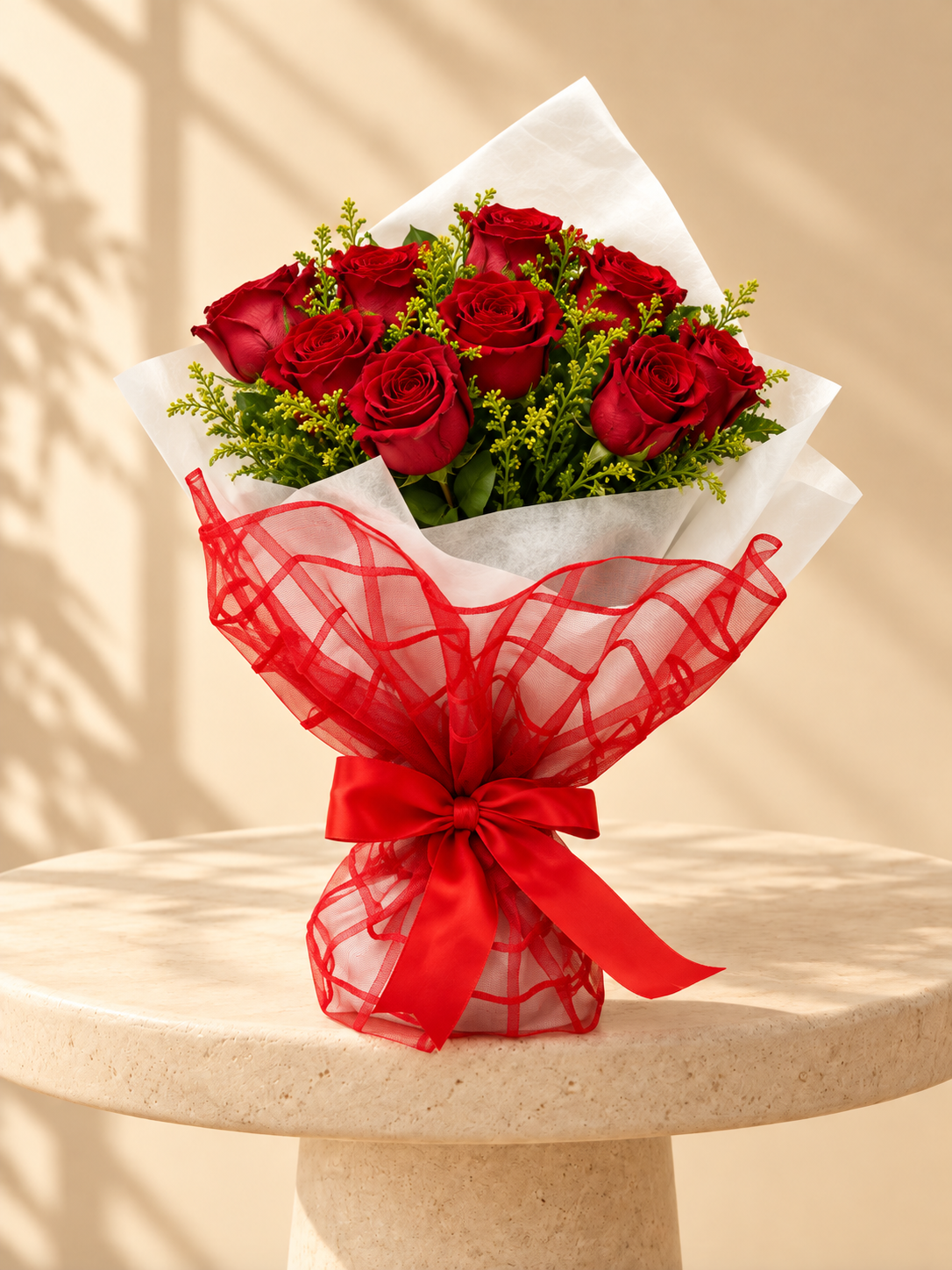 Romance in Red Bouquet